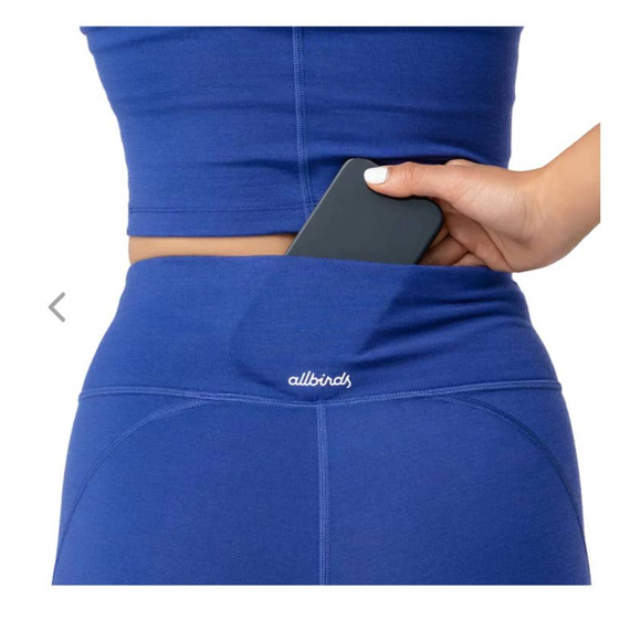 NWT allbirds Natural Leggings - LARGE - hazy cobalt - LARGE - Picture 2 of 4